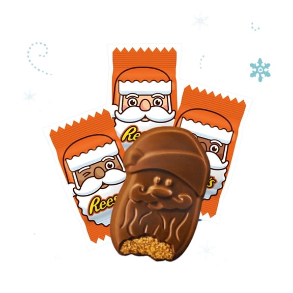 Reese's Milk Chocolate Peanut Butter Santa - Snack Size - 5 lb