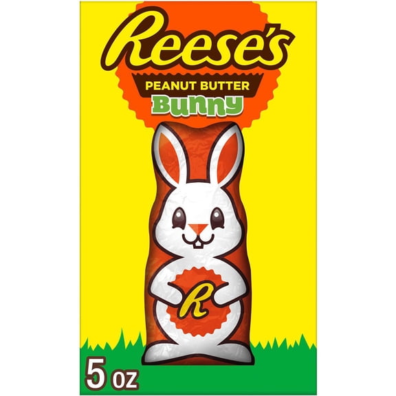 Reese's Milk Chocolate Reester Peanut Butter Bunny Easter Candy - 5oz - Pack of 2