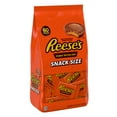 thumbnail image 1 of Reese's Milk Chocolate Snack Size Peanut Butter Cups Candy, Bag 33 oz, 60 Pieces, 1 of 8