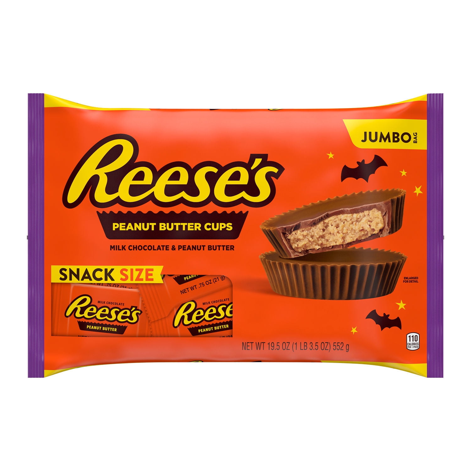 Reese's Milk Chocolate, Gluten Free Kosher Snack Size Peanut Butter ...