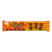 Reese's Milk Chocolate Snack Size Peanut Butter Medals Candy, Packs 0.6 oz, 10 Count