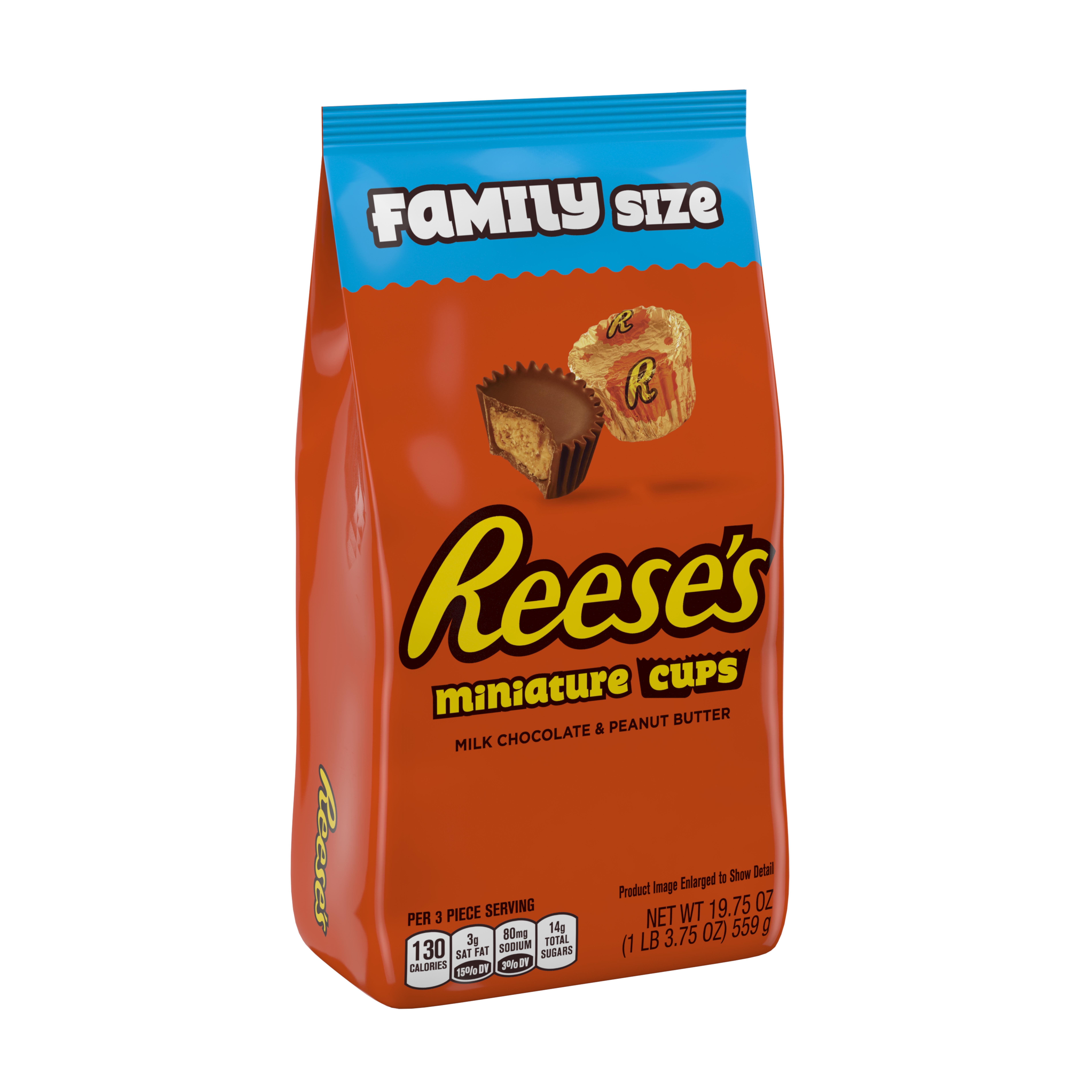 Reese's Miniature Candy Family Bag, 19.75 Oz.