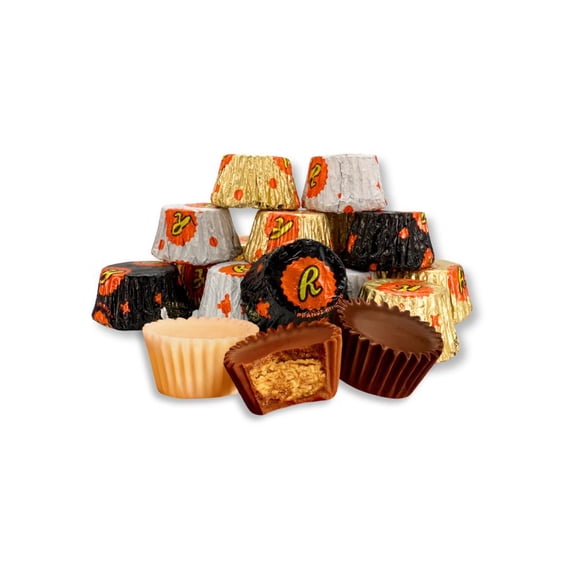 Reese's Miniature Cups Assorted  Milk Chocolate, Dark Chocolate  White Creme with Peanut Butter, Bulk Value Pack