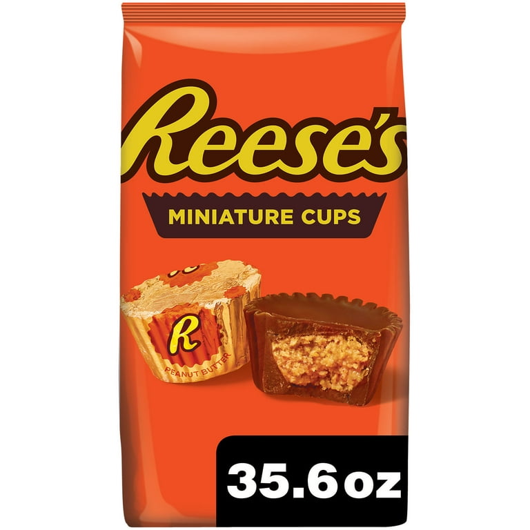 Reese's Miniature Cups, Milk Chocolate & Peanut Butter, Party Pack
