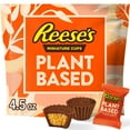 thumbnail image 1 of Reese's Miniatures Plant Based Oat Chocolate Confection Peanut Butter Cups Candy, Bag 4.5 oz, 1 of 9