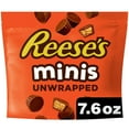 thumbnail image 1 of Reese's Minis Milk Chocolate Unwrapped Peanut Butter Cups Candy, Bag 7.6 oz (Pack of 6), 1 of 5