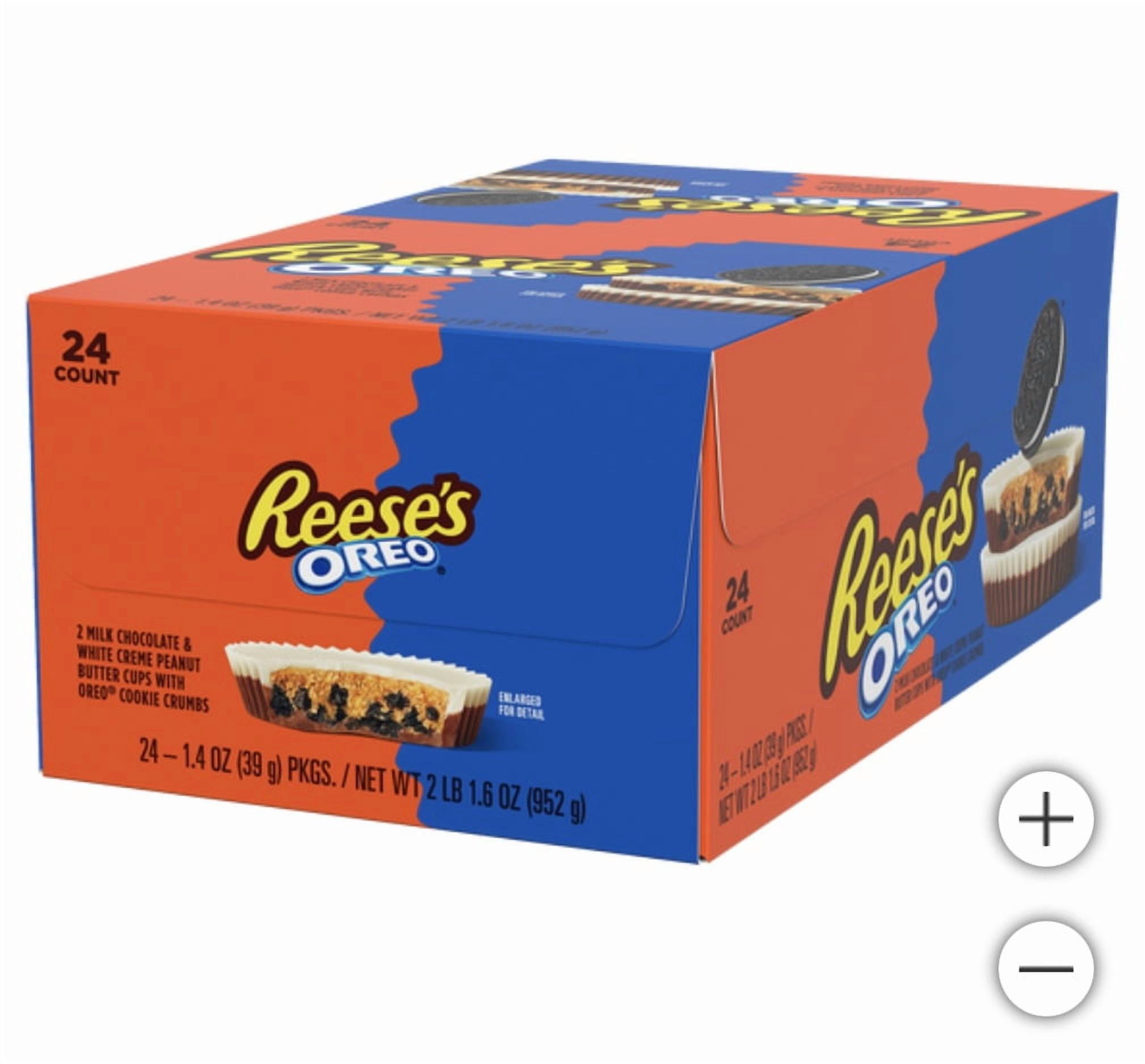Reese's OREO Peanut Butter Cups, 1.4 oz, 24 ct