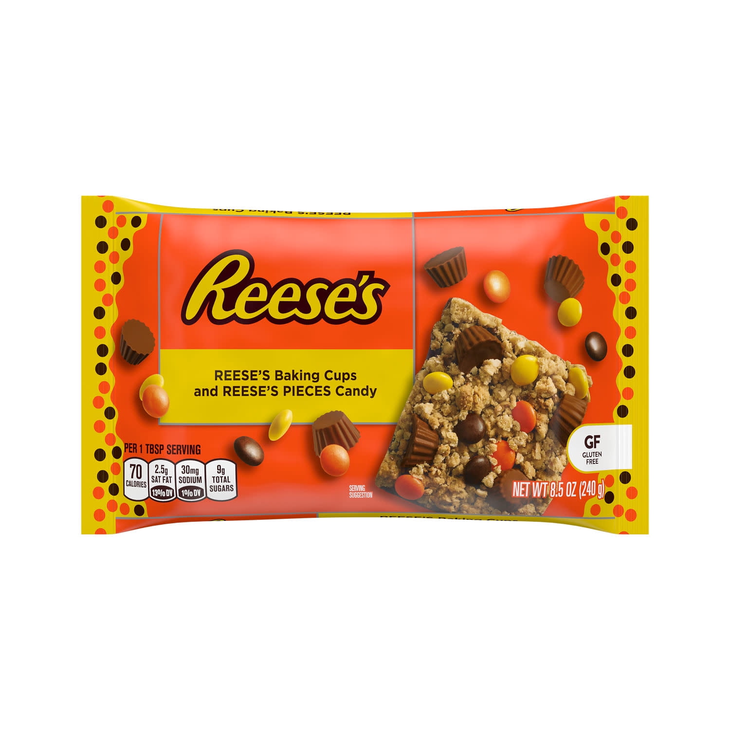 Reese's Peanut Butter Baking Cups and Candy, Bag 8.5 oz