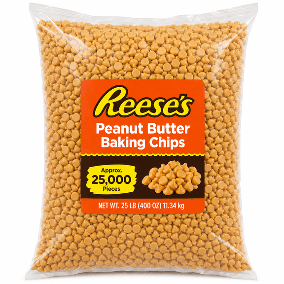 Reese's Peanut Butter Chips - 25 lb