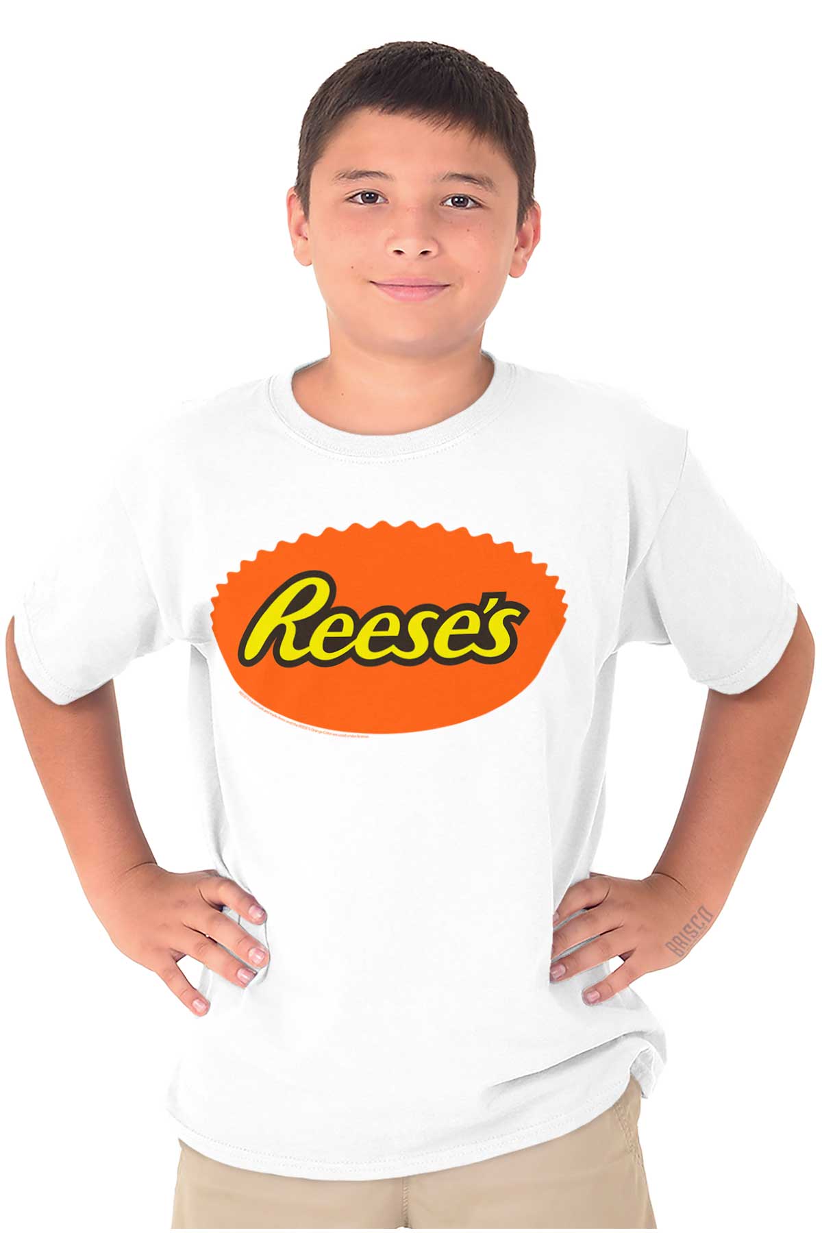 Reese's Peanut Butter Cup Silhouette Crewneck T Shirts Boy Girl Teen