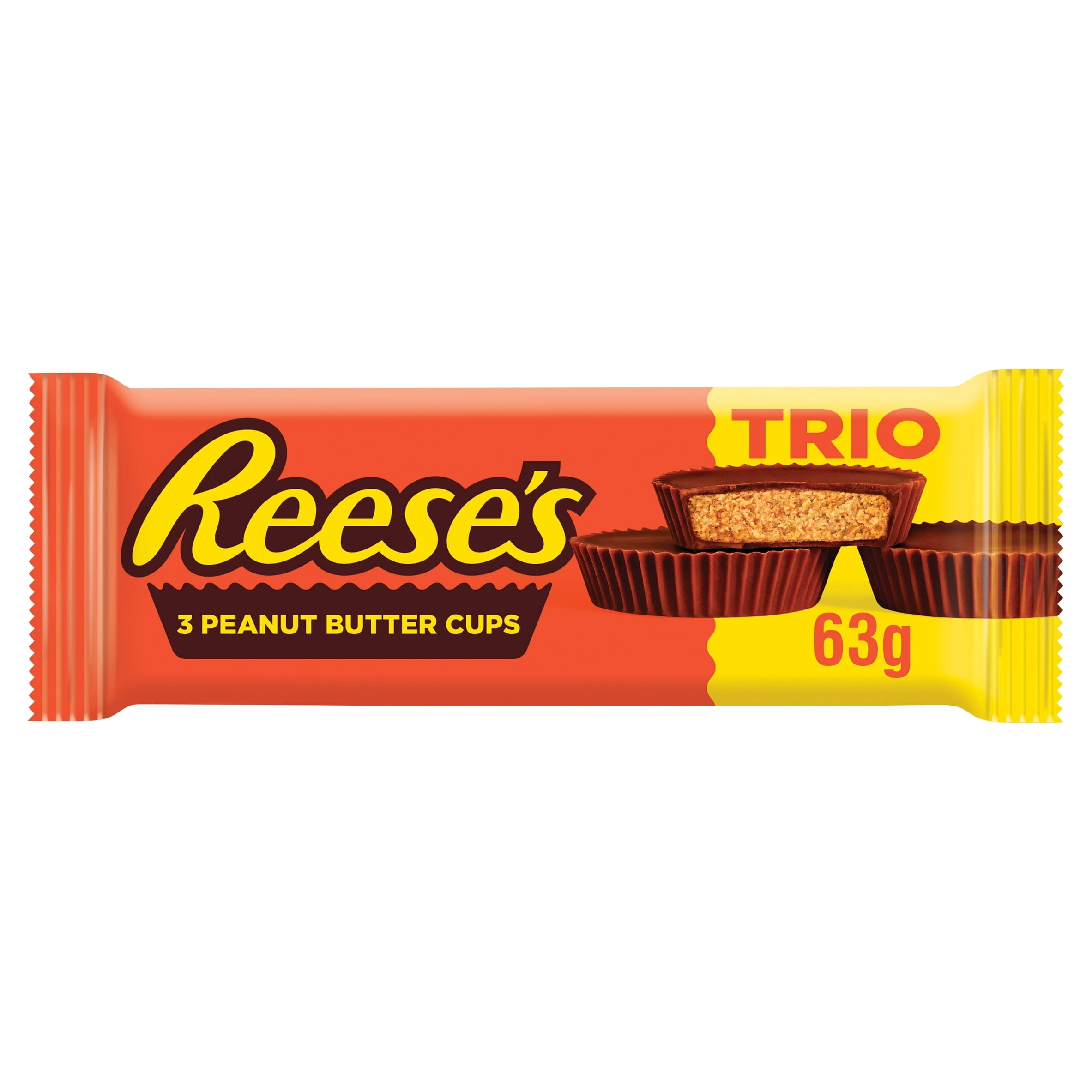 Reese's Peanut Butter Cup Trio 63g, Imported from Britain