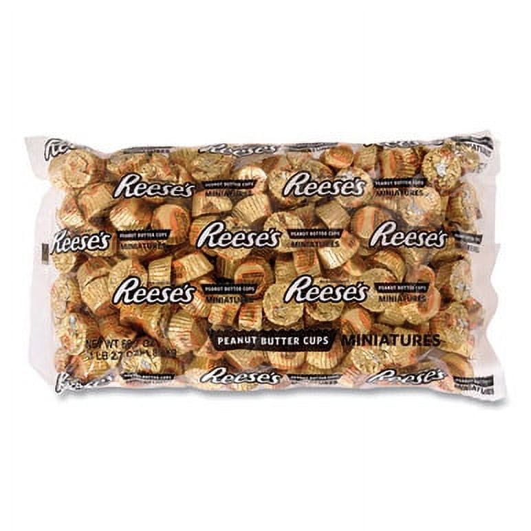 Reese's Peanut Butter Cups Miniatures Bulk Pack, Milk Chocolate, 66.7 Oz Bag