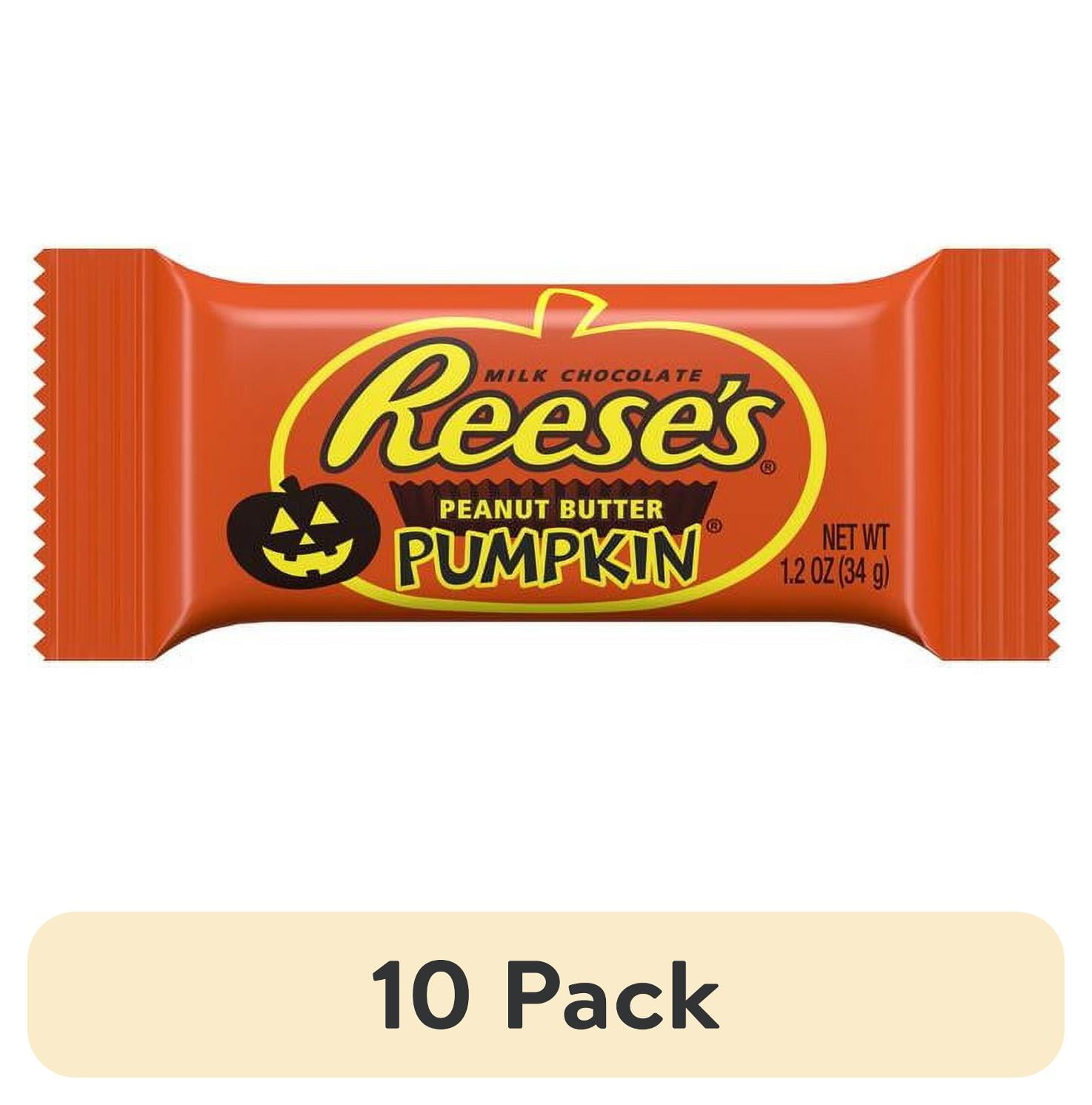 (10 pack) Reese's Peanut Butter Halloween Pumpkin, 1.2 Oz. - Walmart.com