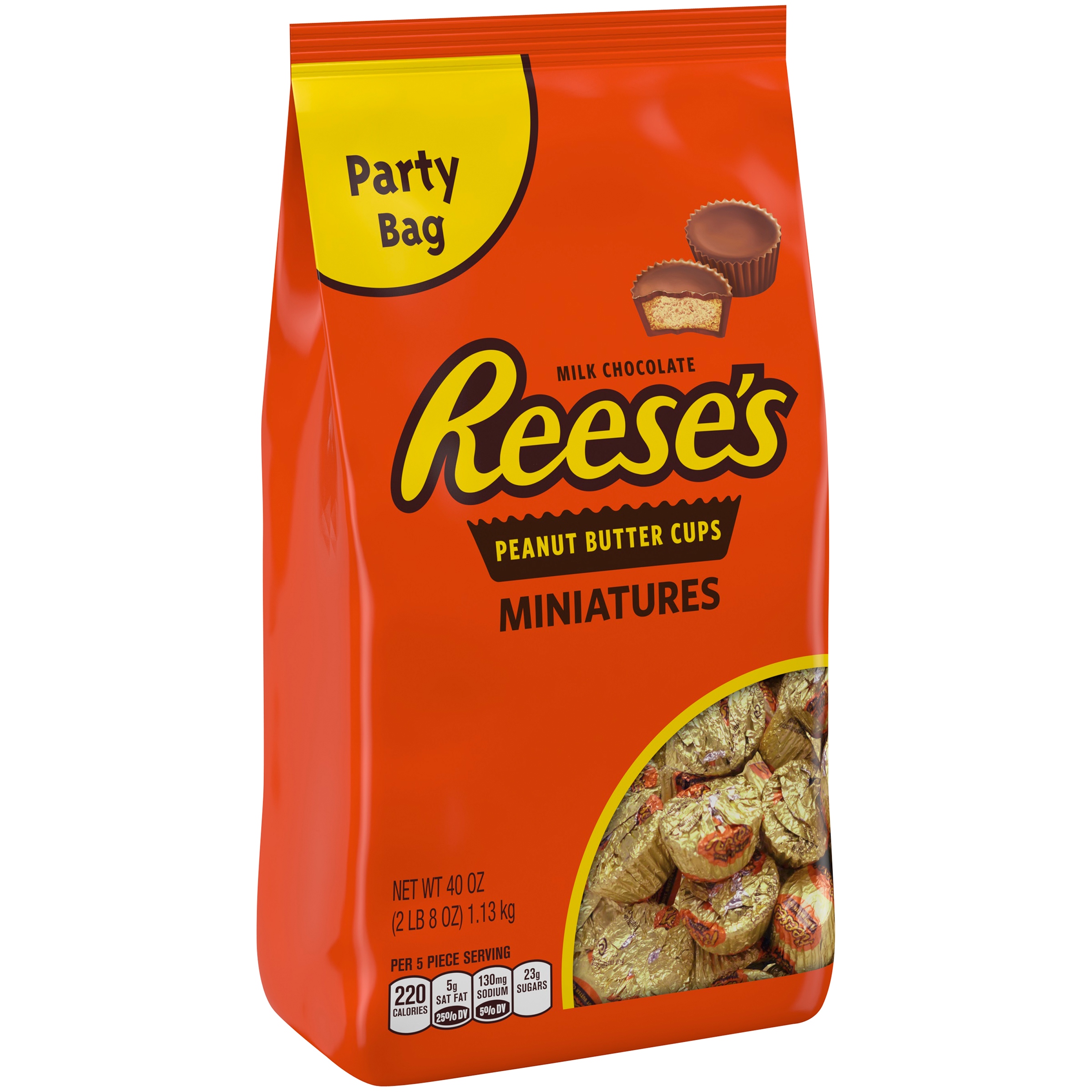 Reese's, Peanut Butter Miniatures Chocolate Candy, 40 Oz - image 1 of 9
