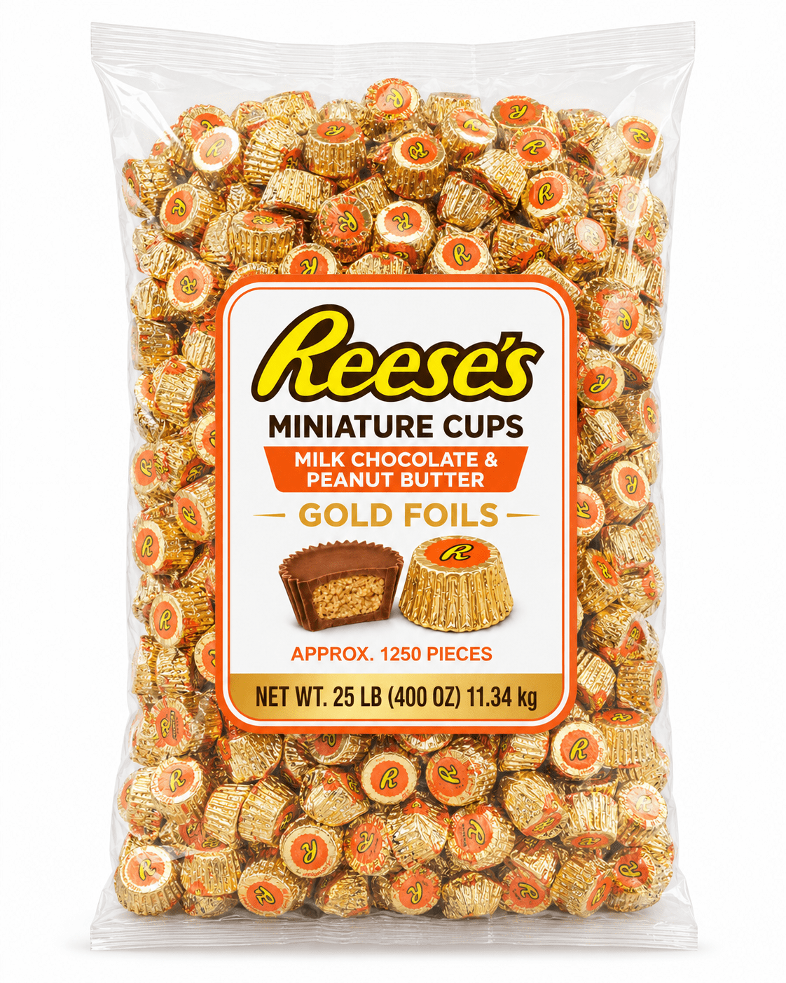 Reese's Miniature Cups Milk Chocolate  Peanut Butter – Bulk Value Pack