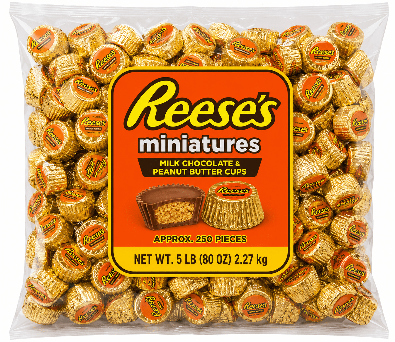 Reese's Miniature Cups Milk Chocolate  Peanut Butter – Bulk Value Pack