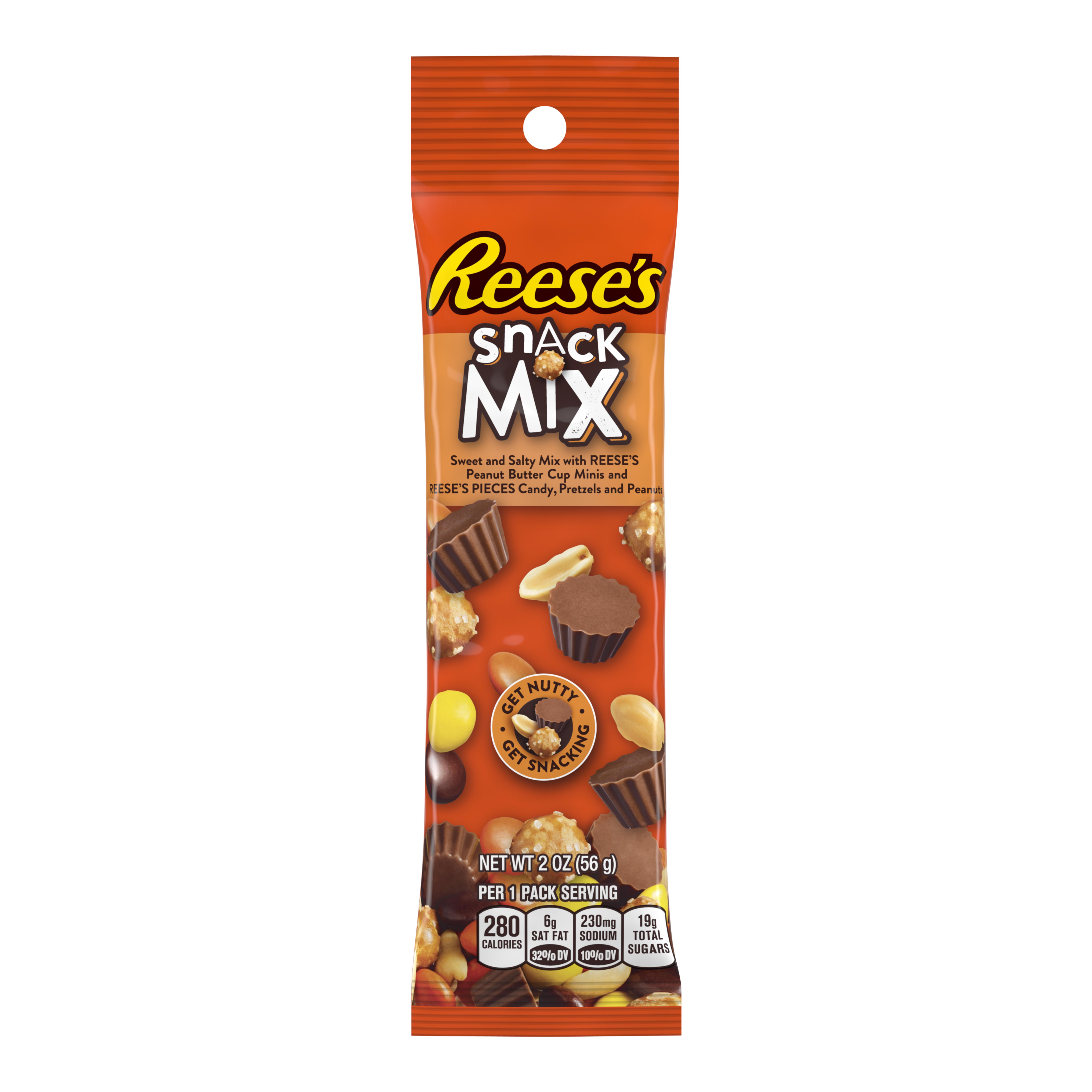 Reese's, Peanut Butter, Peanuts and Milk Chocolate Snack Mix, 2 oz