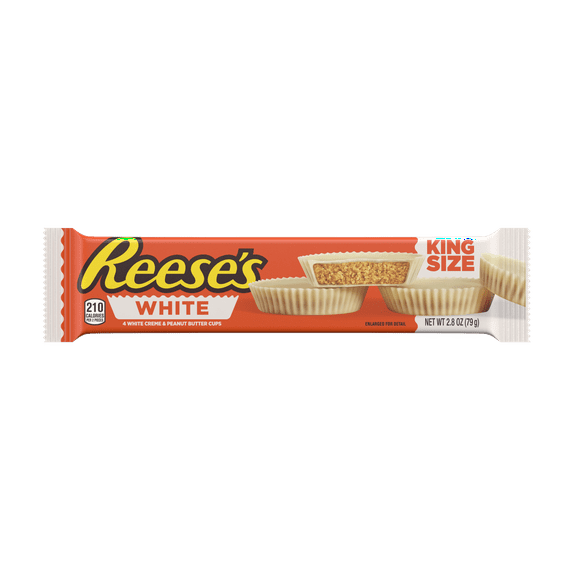 Reese's, Peanut Butter White Cups King Size, 2.8 oz