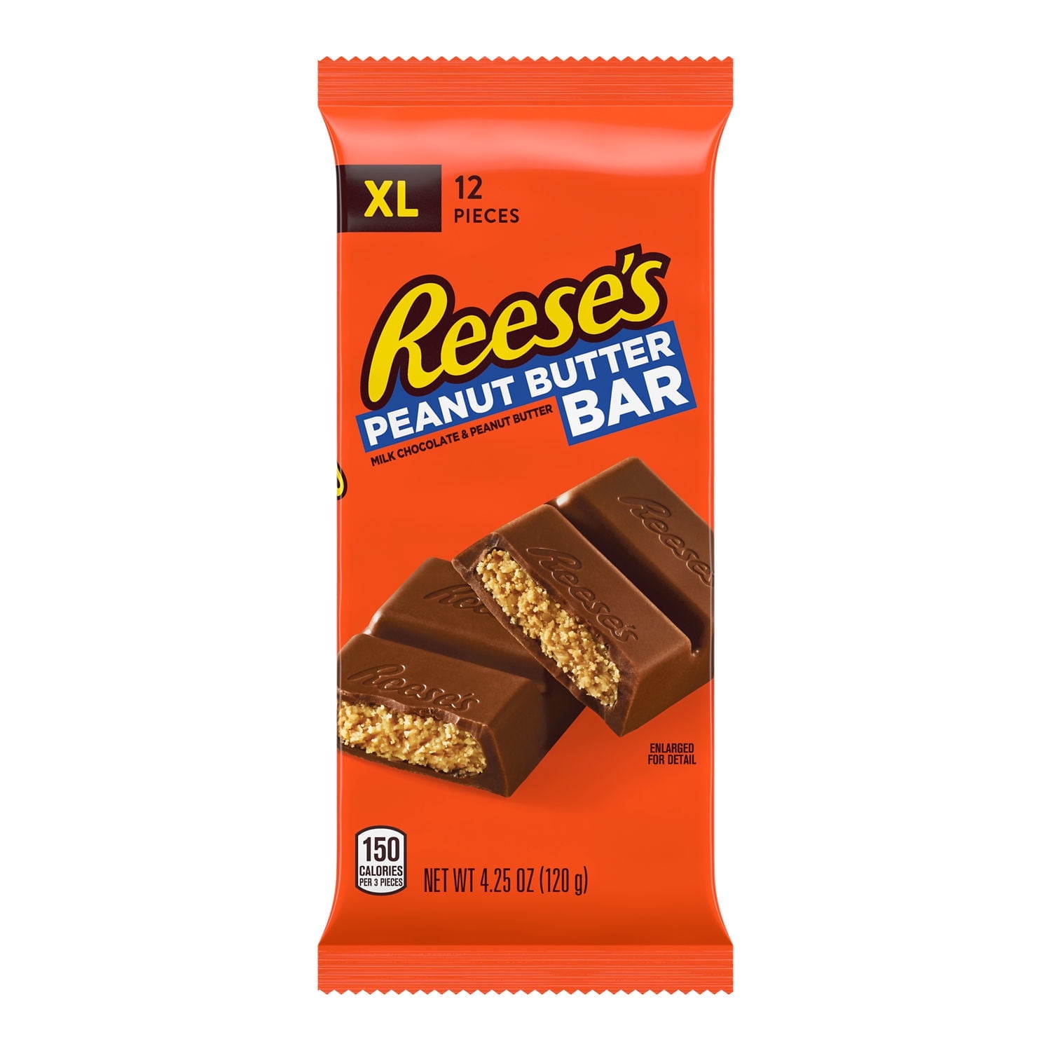 Reese's, Peanut Butter and Milk Chocolate Candy Bar, 4.25 Oz (Pack of 8)