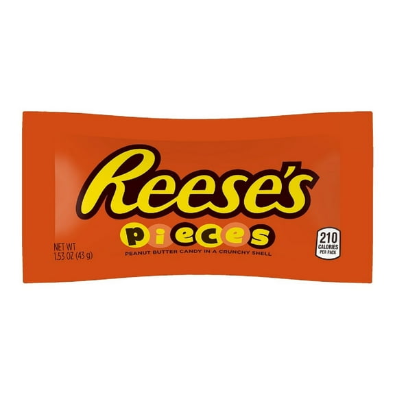 Reese's Pieces Peanut Butter Candy, 1.53 oz., 18 Ct