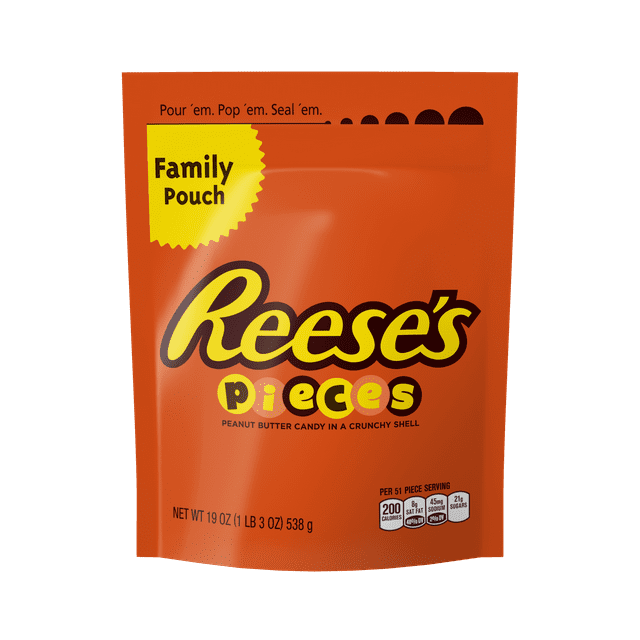 Reese's Pieces Peanut Butter Candy, 19 Oz.