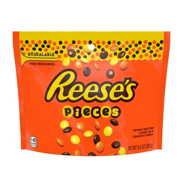 Reese's Pieces Peanut Butter in a Crunchy Shell Candy, Bag 9.9 oz