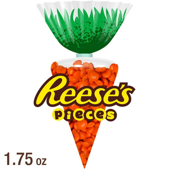 Reese's Pieces Peanut Butter in a Crunchy Shell Easter Candy, Gift Bag 1.75 oz