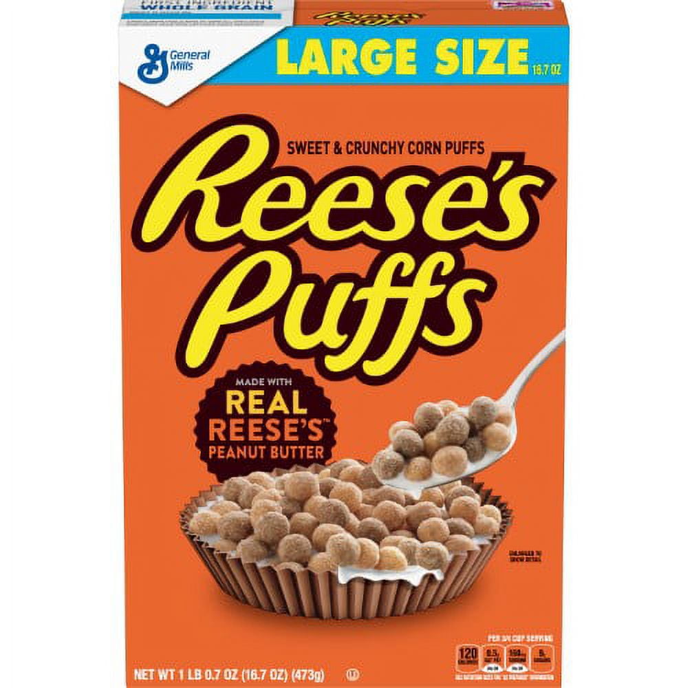 Reese's Puffs Breakfast Cereal (Pack of 16)