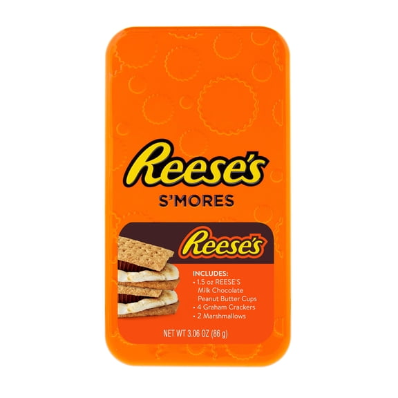 Reese's S'mores Rectangular Embossed Tin, 3.06 oz