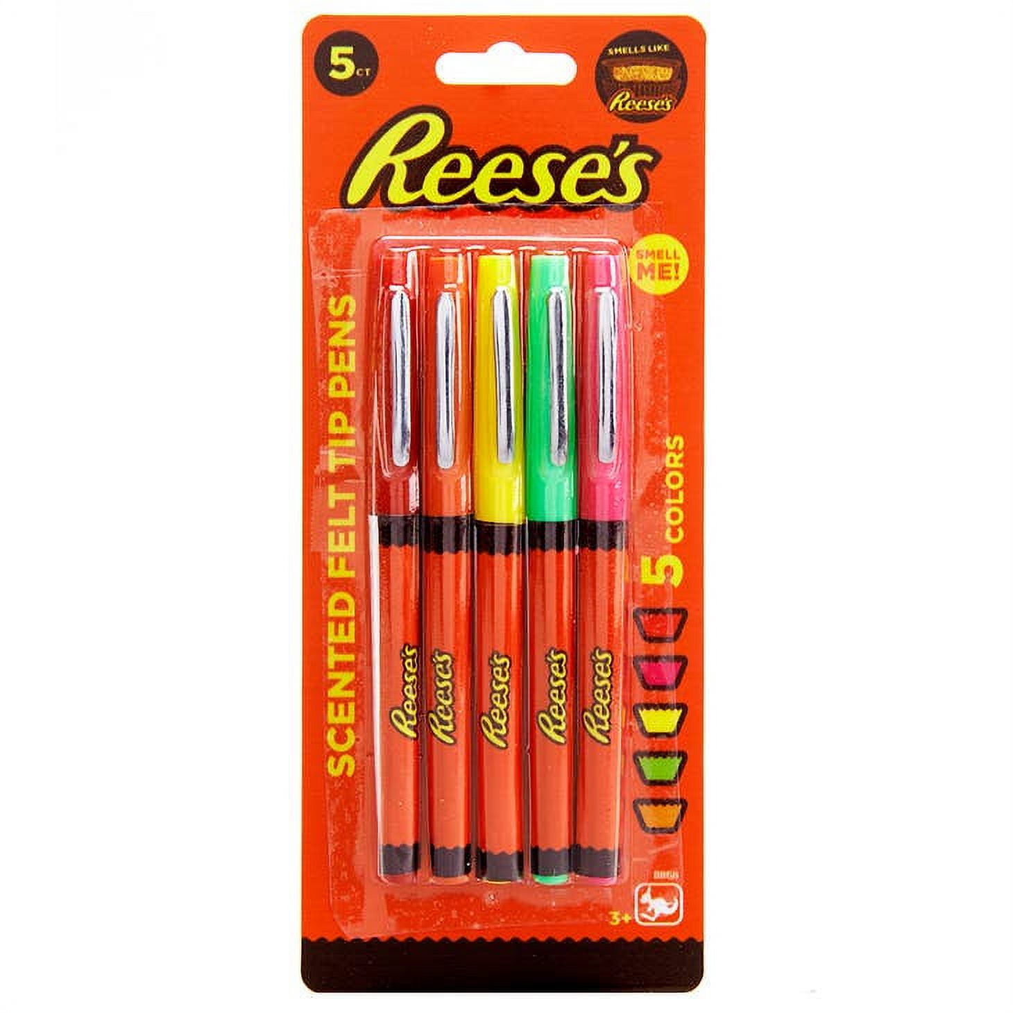 Reese's Scented Felt Tip Pens, 5 Count Set
