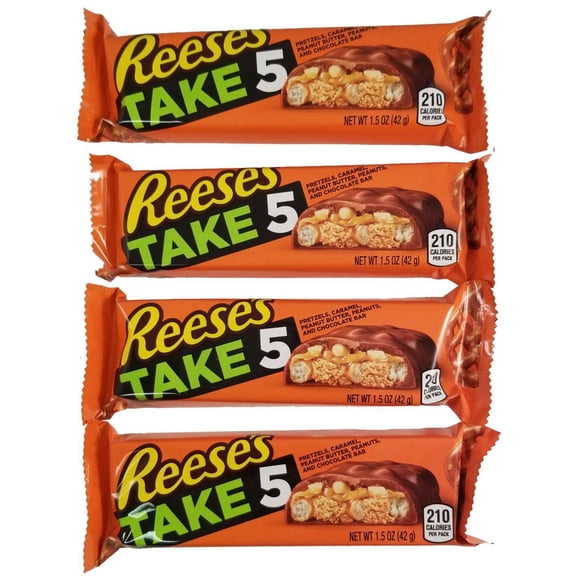 Reese's TAKE 5 - 4ct Candy Bar - FREE SHIPPING