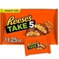 thumbnail image 1 of Reese's Take 5 Pretzel, Peanut and Chocolate Snack Size Candy, Bag 11.25 oz, 1 of 9