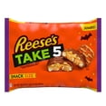 thumbnail image 1 of Reese's Take 5 Pretzel, Peanut and Chocolate Snack Size, Halloween Candy Jumbo Bag, 19.5 oz, 1 of 9