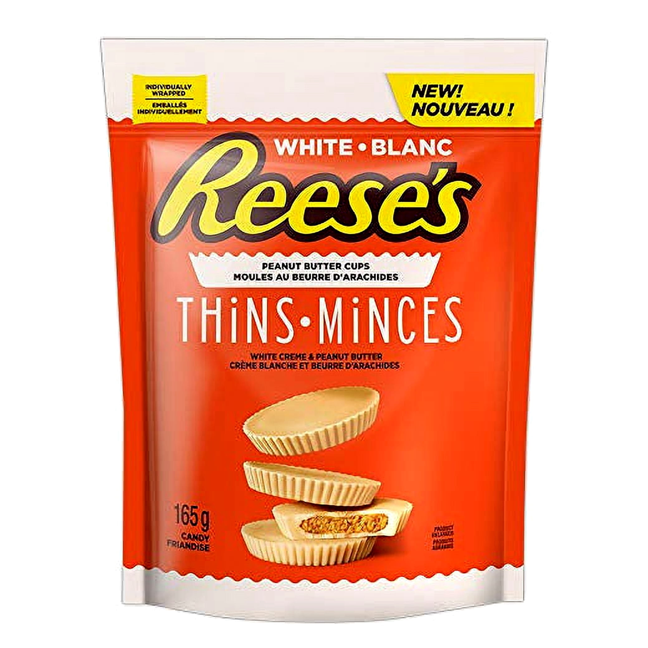 Reese's Thins Peanut Butter Cups White Creme , 165g/5.8 oz