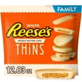 thumbnail image 1 of Reese's Thins White Creme Peanut Butter Cups Candy, Family Pack 12.03 oz, 1 of 9