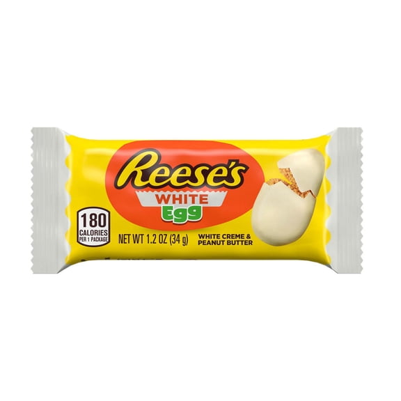 Reese's White Creme Peanut Butter Egg Easter Candy - 1.2 oz