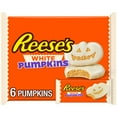 thumbnail image 1 of Reese's White Creme Peanut Butter Pumpkins Halloween Candy, Packs 1.2 oz, 6 Count, 1 of 9