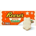 thumbnail image 1 of Reese's White Creme Peanut Butter Trees Christmas Candy, Pack 1.2 oz, 1 of 9