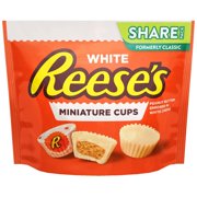 Reese's White Peanut Butter Cups Miniatures Candy - 10.5 Oz (Pack of 4)