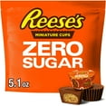 thumbnail image 1 of Reese's Zero Sugar Miniatures Chocolate Peanut Butter Cups Candy, Bag 5.1 oz, 1 of 9