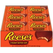 Reeses 1.5 oz Milk Chocolate Peanut Butter Cups Candy, 36 Countt