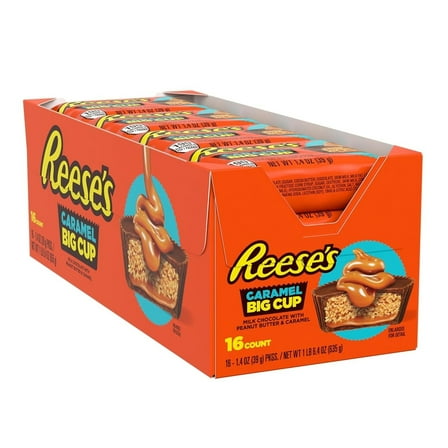 Reeses Caramel Big Cup 1.4 Ounce (Pack of 16)