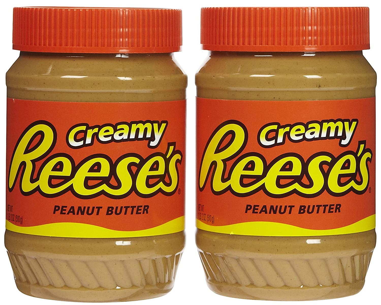  Wyked Yummy Reese's Peanut Butter Bundle with (2) 18 Ounce  Jars of Creamy Peanut Butter and 1 Spreader Plastic Knife Jar Scraper :  Grocery & Gourmet Food