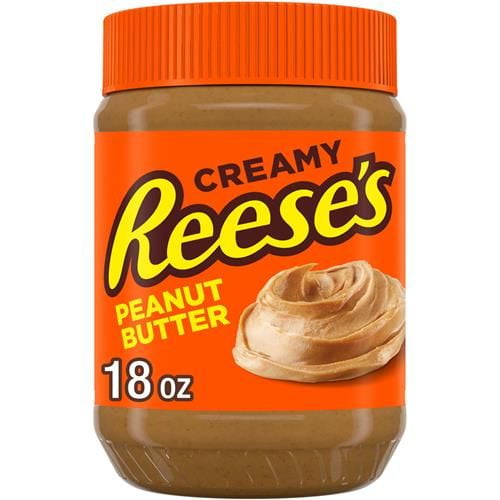 Reeses Creamy Peanut Butter Spread Jar, 18 Oz - Pack of 2