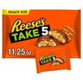 thumbnail image 1 of REESE'S TAKE 5 Pretzel, Peanut and Chocolate Snack Size, Candy Bag, 11.25 oz ( Pack of 2 ), 1 of 6