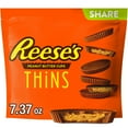 thumbnail image 1 of Reese's Peanut Butter Cups Thins Milk Chocolate Candy Pouch - 7.37oz, 1 of 3