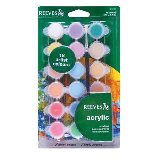 Reeves Acrylic Paint (Set of 18)