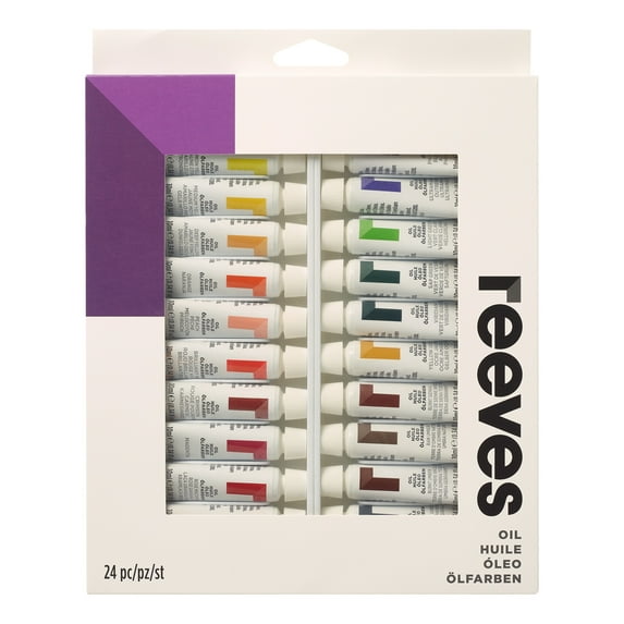 Reeves Oil Color Set, 24-Colors