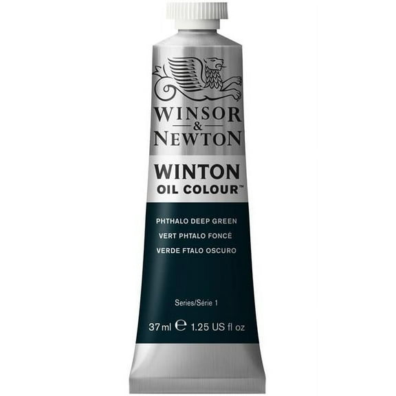 Winsor & Newton Winton Oil Color - Phthalo Deep Green, 37 ml tube