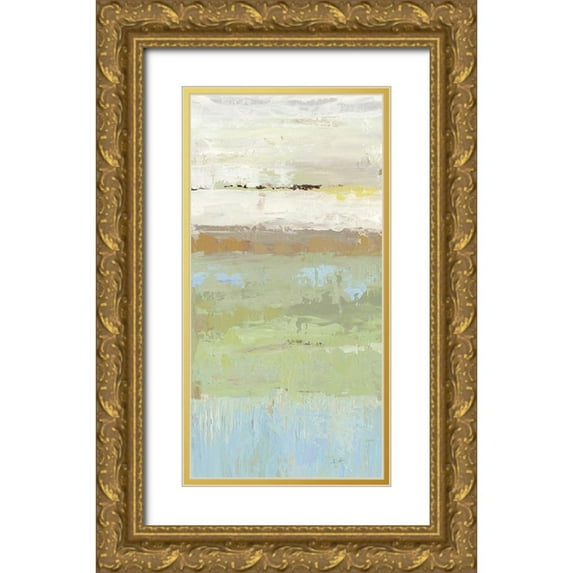 Reeves, Tom 11x18 Gold Ornate Wood Framed with Double Matting Museum Art Print Titled - Enclosure I